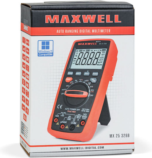 Digital Usb Multimeter Pc 1000v 10a 30mhz Frequency Temperature Capacitance Auto Range
