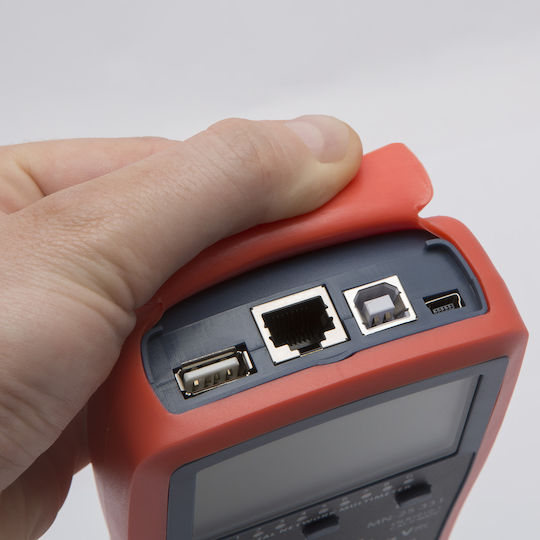 Digital Auto-range Multimeter 2 In 1 Rj45 Rj11 Usb Cable Tester 600v Diode Test Continuity