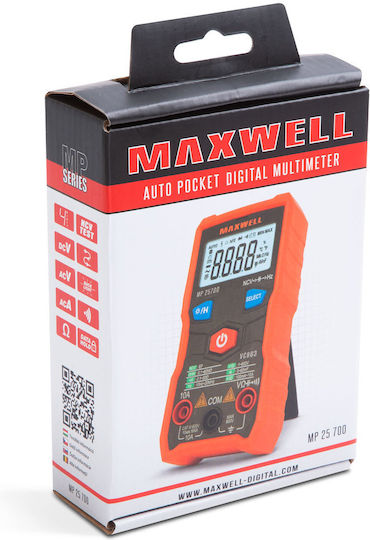 Automatic Digital Multimeter 600v Ncv Frequency Capacitance Illumination Compact