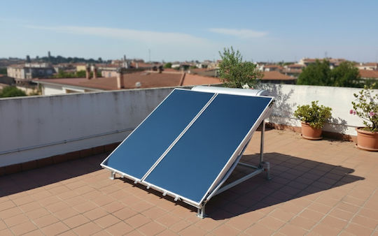 Nobel Aelios Ηλιακός Θερμοσίφωνας 200lt Glass Διπλής Ενέργειας 4τ.μ. Επιλεκτικός