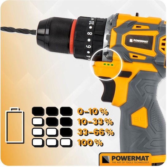 Powermat Akku-Schlagschrauber Brushless 16.8V 2x1,5Ah