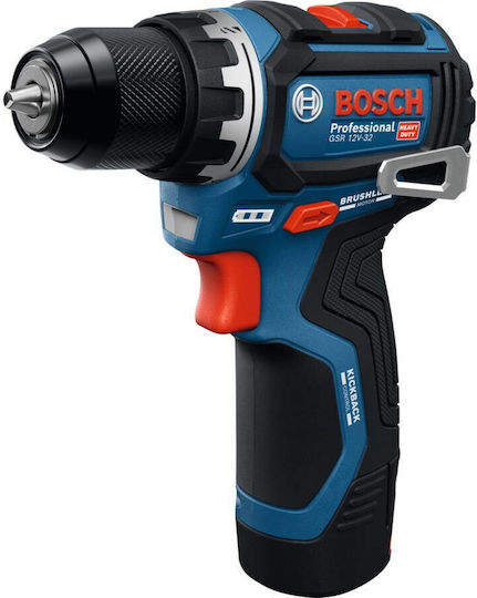 Bosch Gsr 12v-32 Professional Battery Drill Driver 12V 2x2Ah 06019N7003