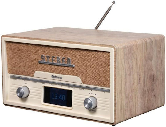 Denver Portable Audio System with CD MP3 Bluetooth USB Radio