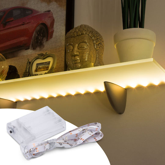 Bandă LED Lumină Alb Cald 1m Tip SMD2835