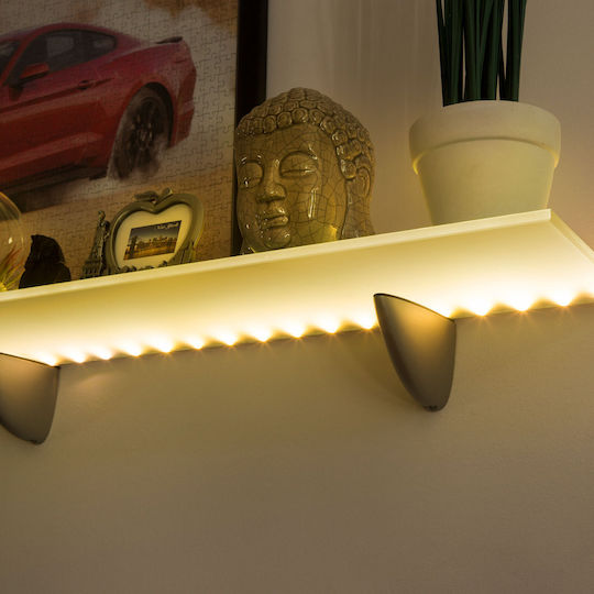 Bandă LED Lumină Alb Cald 1m Tip SMD2835