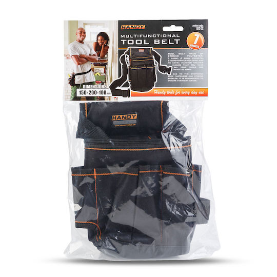 Multifunctional Tool Support Belt Pockets Hammer Holder Polyester 15x20x10 Cm