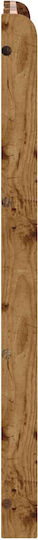 vidaXL Wooden Brown Bed Headboard 141.5x100cm
