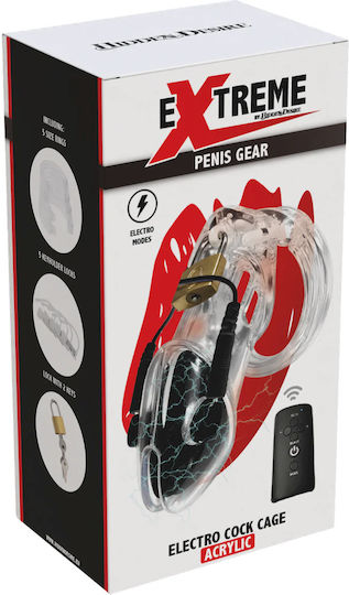 Hidden Desire Cușcă Pentru Penis în Culoare Transparentă