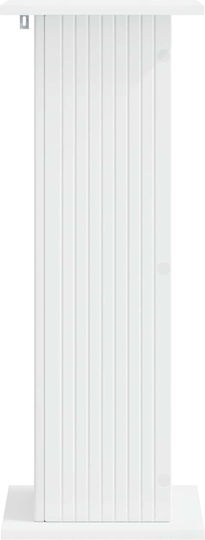 vidaXL Suport Ghiveci Lemn Alb 30.5x30x80.5 cm