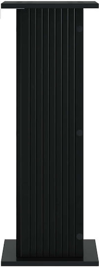 Vidaxl Plant Stand 2 Pieces Black 30.5 x 30 x 80.5 cm Treated Wood