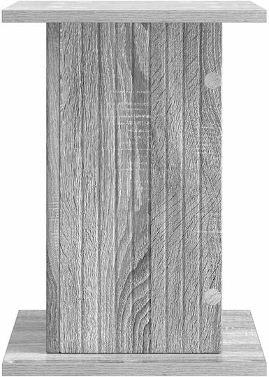 vidaXL Pflanzenständer Holz Grau 30,5x30x43cm 2 Stück