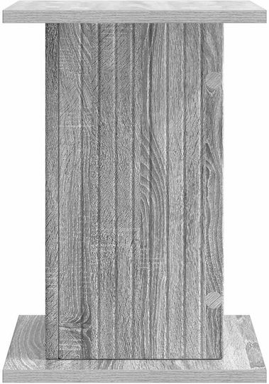 vidaXL Pflanzenständer Holz Grau 30,5x30x43cm 2 Stück