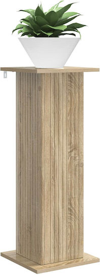 vidaXL Βάση Γλάστρας Ξύλινη 30.5x30x80.5εκ.