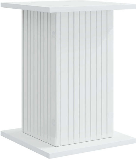 vidaXL Дървени Поставки за Саксии Бели 30.5x30x43 см 2 Броя
