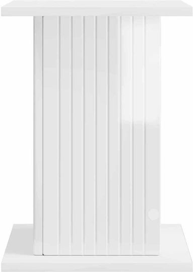 vidaXL Дървени Поставки за Саксии Бели 30.5x30x43 см 2 Броя