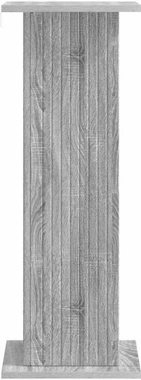 vidaXL Ανθοστήλες Ξύλινες Γκρι 30.5x30x80.5εκ. 2τμχ