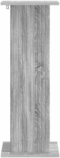 vidaXL Ανθοστήλες Ξύλινες Γκρι 30.5x30x80.5εκ. 2τμχ