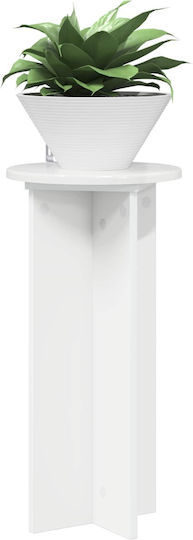 vidaXL Pflanzenständer 2 Stück Glänzendes Weiß 29,5 x 29,5 x 60 cm