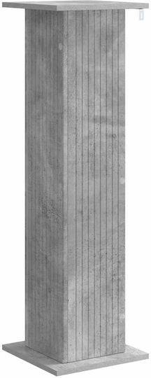 vidaXL Pflanzenständer Holz Grau 30,5x30x100,5cm