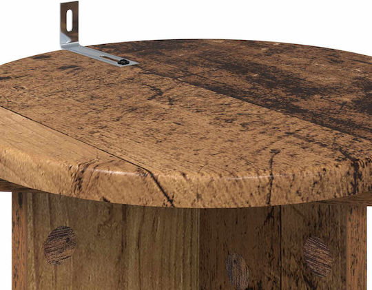 Vidaxl Plant Stand 2 Pcs Aged Wood 29.5 x 29.5 x 60 cm