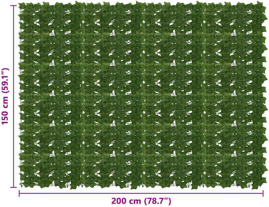vidaXL Συνθετική Φυλλωσιά σε Ρολό 1.5x2m