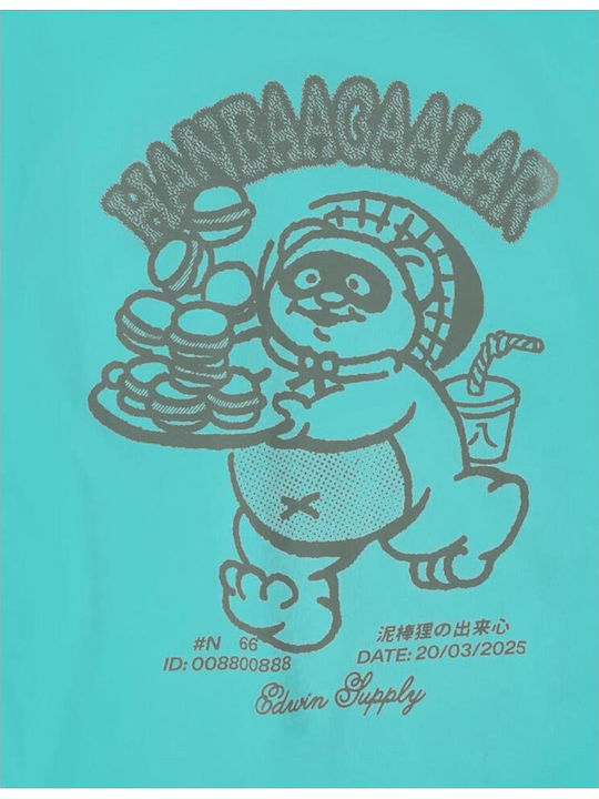 Tricou Tanuki Turcoaz