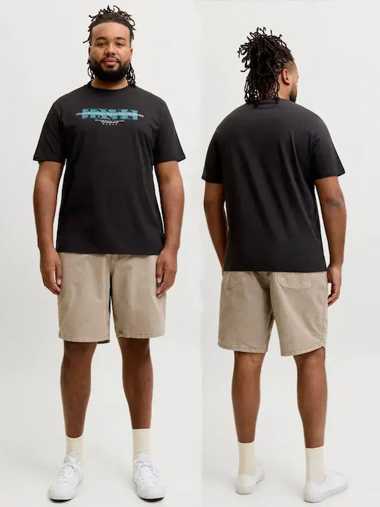 Jack & Jones T-Shirt Schwarz Jack & Jones T-Shirt Schwarz