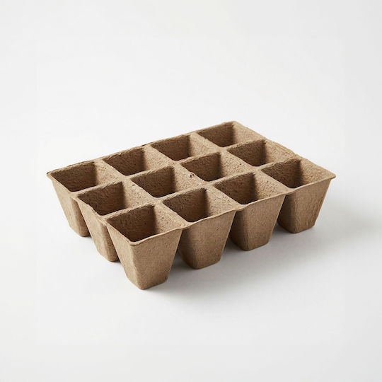 Tavă Pentru Răsaduri Ghivece Biodegradabile 15.2 X 11.5 X 4.3 Cm Set 4 Bucăți Semănat Tavă Pentru Răsaduri Ghivece Biodegradabile 15.2 X 11.5 X 4.3 Cm Set 4 Bucăți Semănat