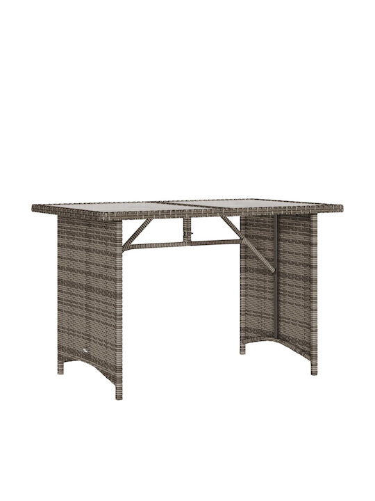 Garden & Outdoor Furniture Sets Dining Room Set 2 Pieces Gray with Pillows