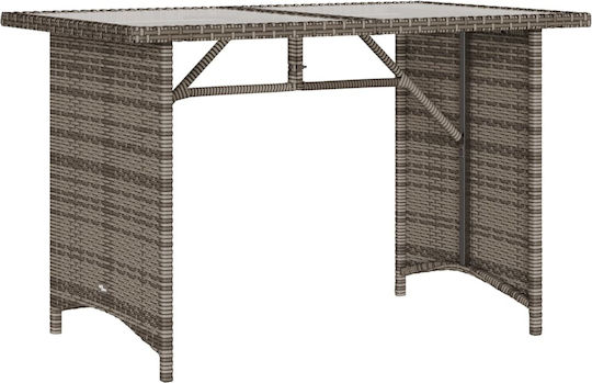 Set Sala De Mese Pentru Exterior 2 Piese Gri Cu Perne
