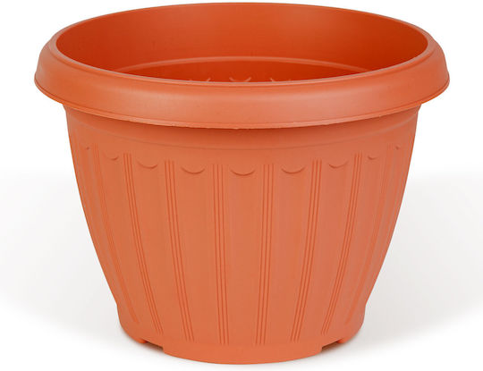 Ghiveci De Flori Din Plastic Portocaliu Ghiveci De Flori Din Plastic Portocaliu
