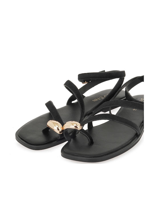 Leather Women's Sandals Black