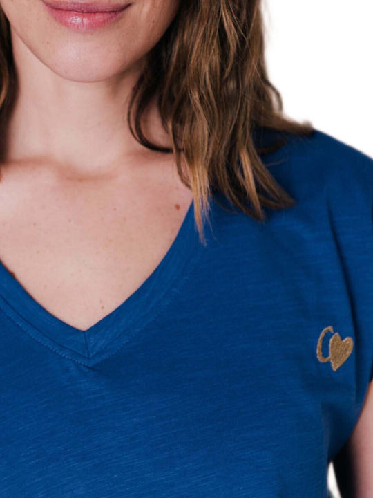 Women's T-shirt Indigo Blue