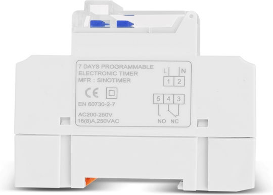 Sinotimer Instrument de Măsură pentru Panou Electric Digital pe Șină Monofazat