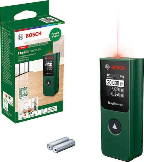 Bosch Laser Entfernungsmesser EasyDistance 20 mit einer Messreichweite von bis zu 20m