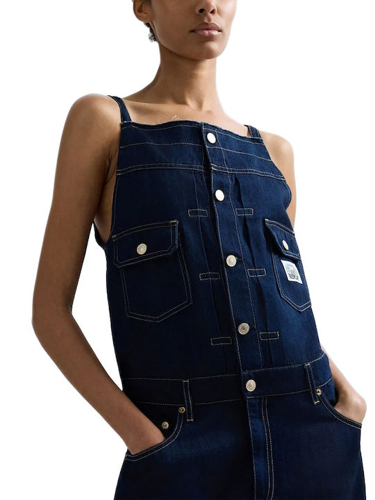 Summer Maxi Denim Dress Blue