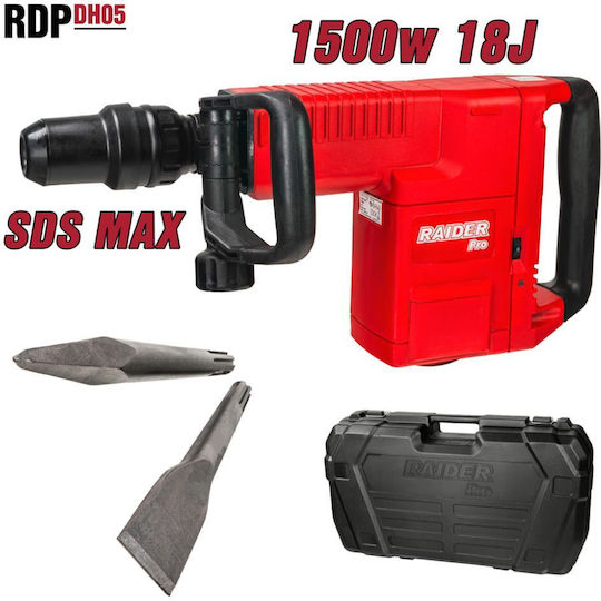 Raider Ciocan Rotopercutor Demolator Electric 1500W cu Priză SDS Max 013139