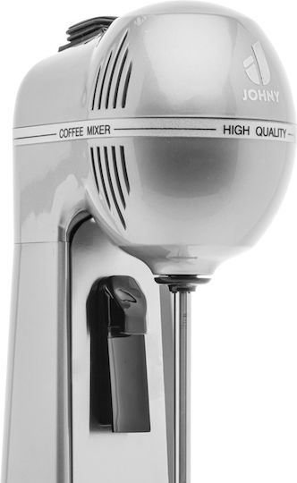 Johny Commercial Coffee Frother Ακ/2-2τ in Silver Color with 2 Speeds