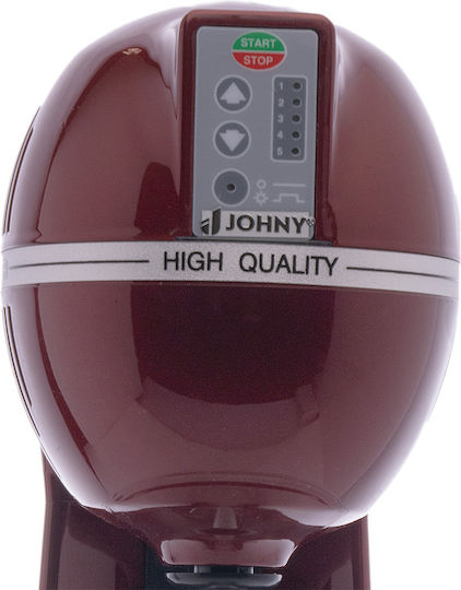 Johny Επαγγελματική Φραπιέρα AK/2-5T Pulse RAL Dark Red 400W με 5 Ταχύτητες