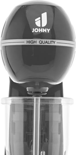 Johny Commercial Coffee Frother ΑΚ/2-2Τ RAL in Black Color 400W with 2 Speeds
