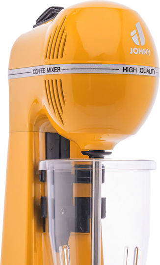 Johny Commercial Coffee Frother Ακ/2-2τ Eco in Yellow Color 400W with 2 Speeds