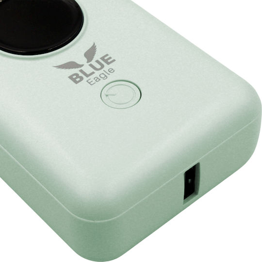 Blue Eagle BE-PB-10 Power Bank 10000mAh 22.5W με Θύρα USB-A και Θύρα USB-C Πράσινο