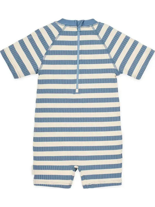Little Dutch Kids One-Piece Swimsuit Ocean Blue Stripes