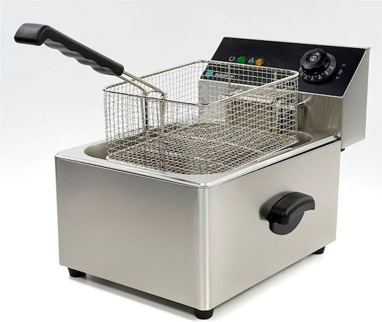 Fresh Ηλεκτρική Φριτέζα 2.5kW Χωρητικότητας 6lt 26x46x32.5cm FT 6N