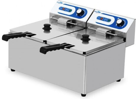 Dynamic Electric Fryer Double Capacity 2x8lt
