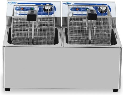 Dynamic Electric Fryer Double Capacity 2x8lt