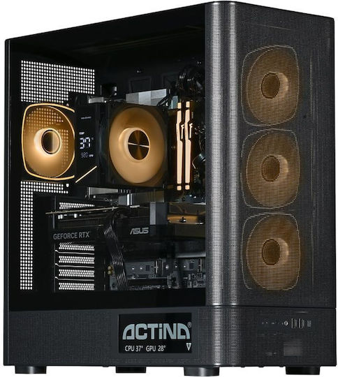 Actina 5901443441939 Gaming Desktop PC (Ultra 5-250K Plus/32GB DDR5/1TB SSD/GeForce RTX 5070/No OS)