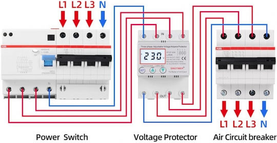 Sinotimer Phase Relays Power 50A With Voltage 380V