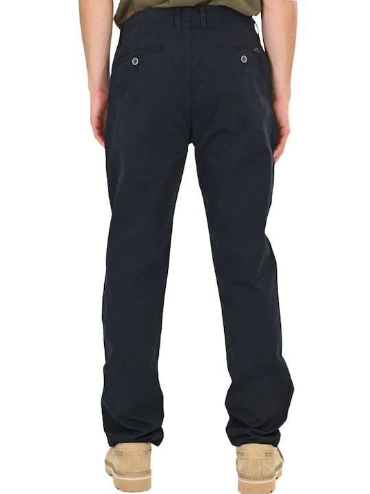 Chino Elastic Trousers Navy