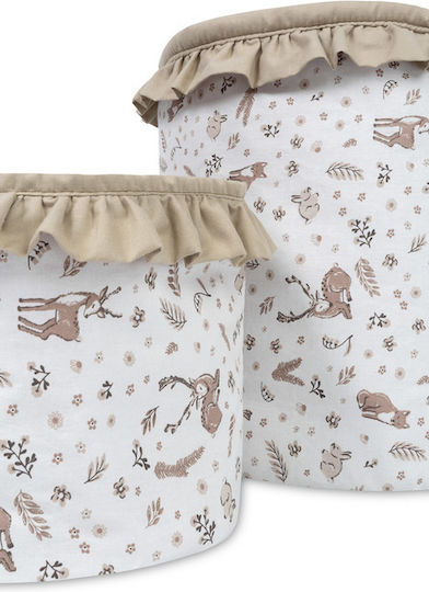 Sensillo Sensillo Kinderspielzeugkiste Aus Stoff Beige